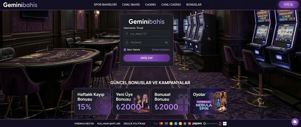 Geminibahis Giriş 2026: Güncel Resmi Bağlantı ve Mobil Analiz 1 Geminibahis Giriş