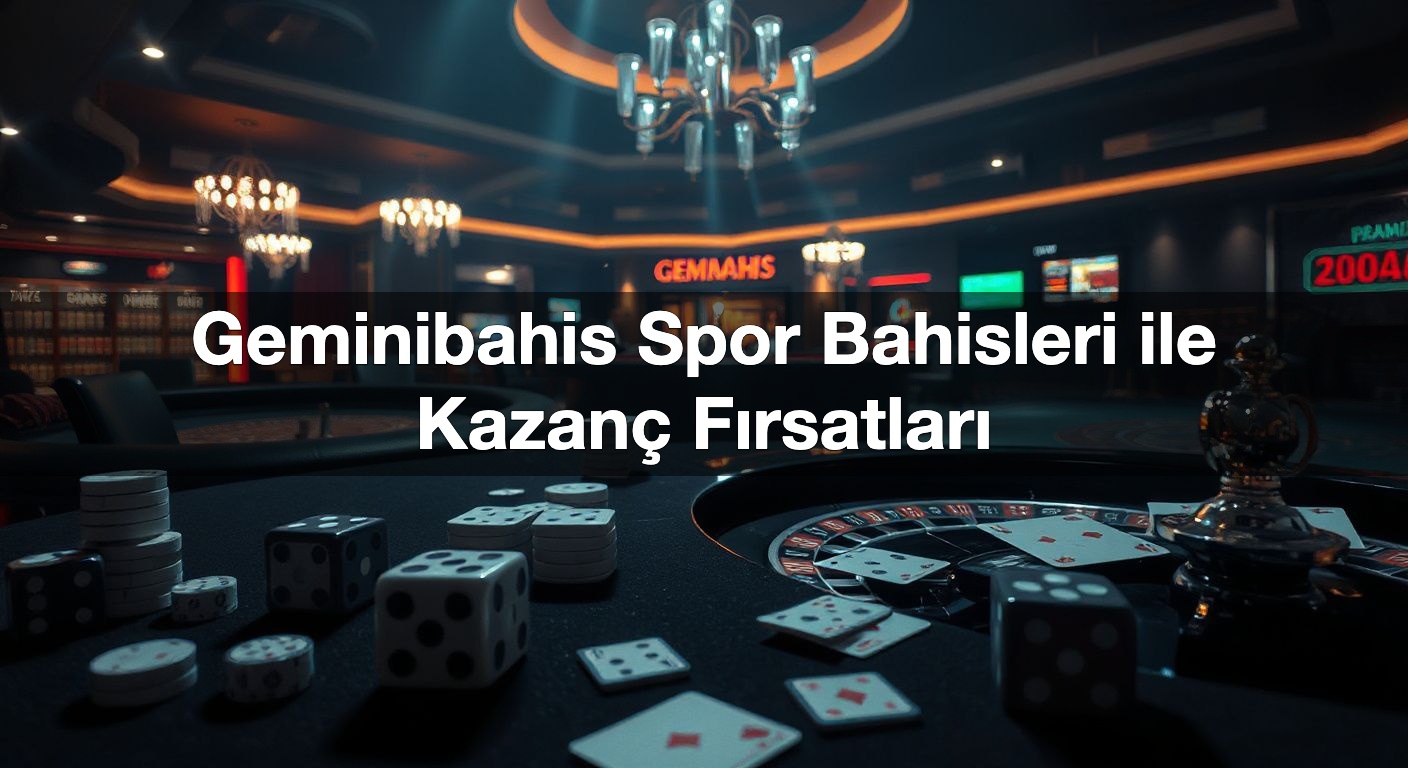 Geminibahis Spor Bahisleri ile Kazanç Fırsatları 1 Geminibahis Spor Bahisleri ile Kazanç Fırsatları